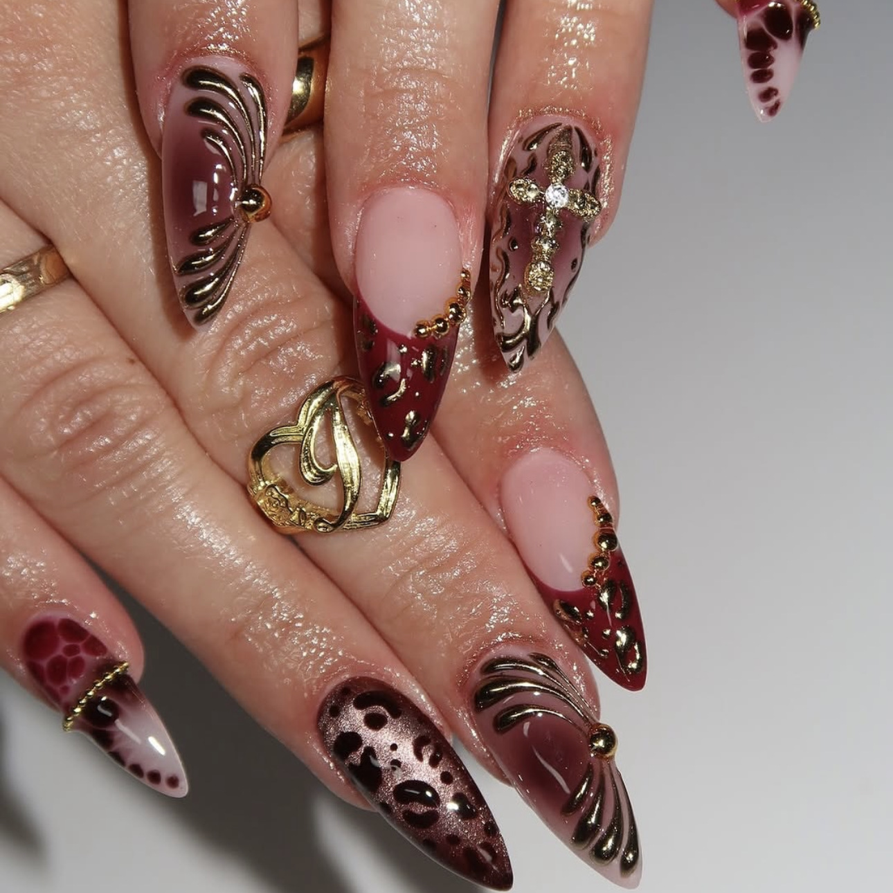 Medium fake nails for women gr - Nail Art Press On ulasan dan harga