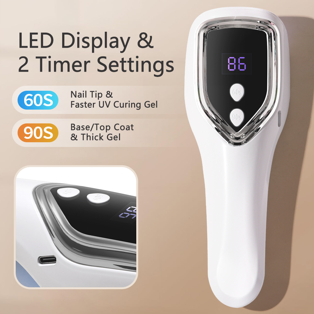 Portable Handheld UV LED Nail  - Nail Art Ombre ulasan dan harga