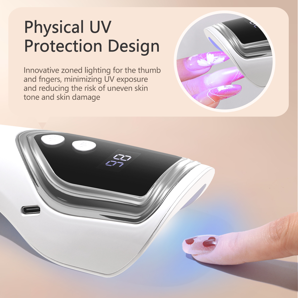 Portable Handheld UV LED Nail  - Nail Art Ombre ulasan dan harga